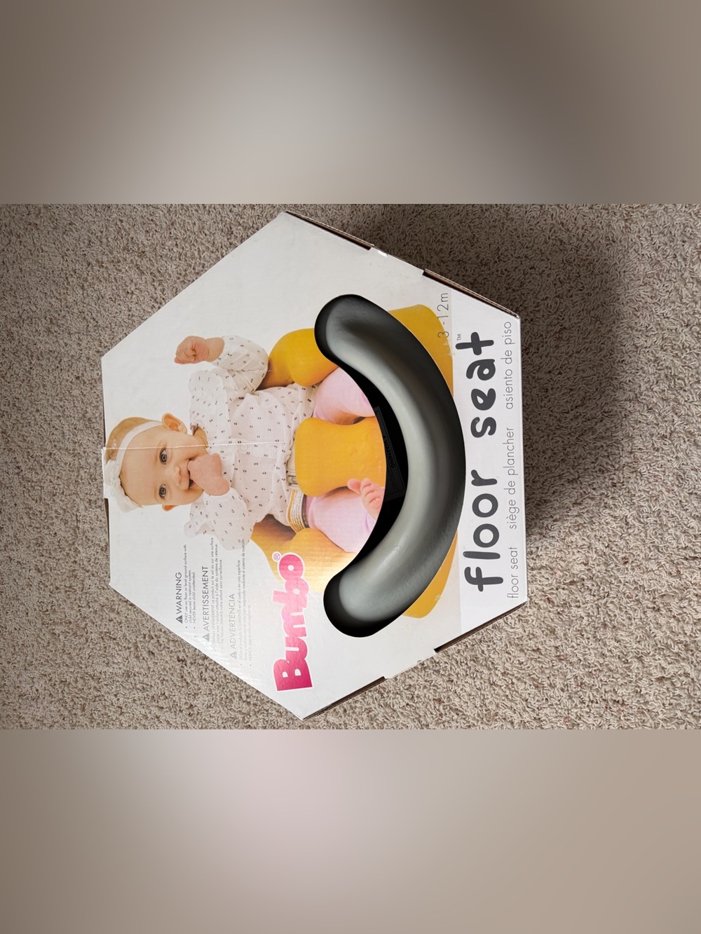 Bumbo Floor Seat+ in Yellow - Bumbo